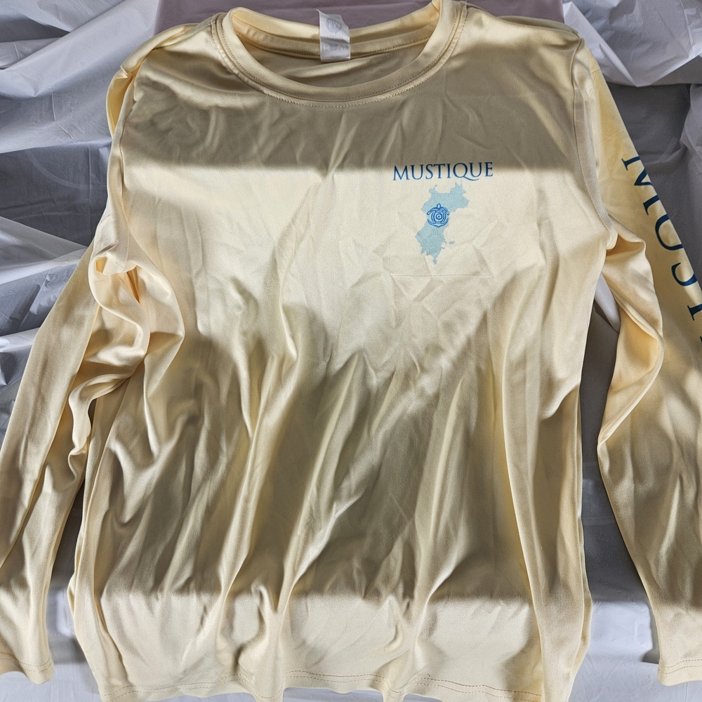 Mustique Yellow Long Sleeve Shirt